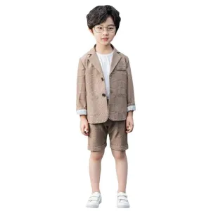 بدلة أطفال أولاد وخريف بدلة أولاد ملابس ربيعية للأطفال . Children's suit boys and girls autumn and winter suit children's spring clothes