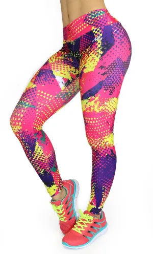 1163 Maripily Women Activewear Print Legging