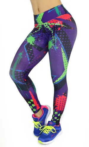 1164 Maripily Women Activewear Print Legging