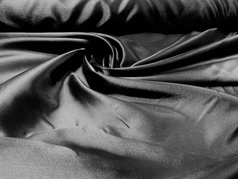 58" Poly Mikado Taffeta Fabric, Classic, Sold By The Yard.