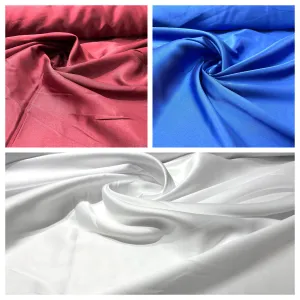 58" Poly Mikado Taffeta Fabric, Classic, Sold By The Yard.