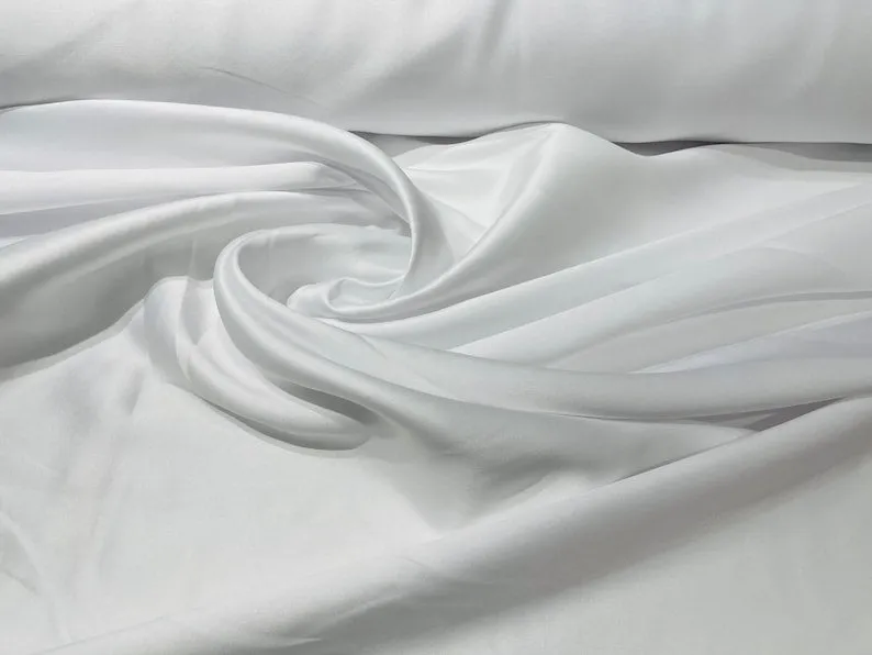 58" Poly Mikado Taffeta Fabric, Classic, Sold By The Yard.