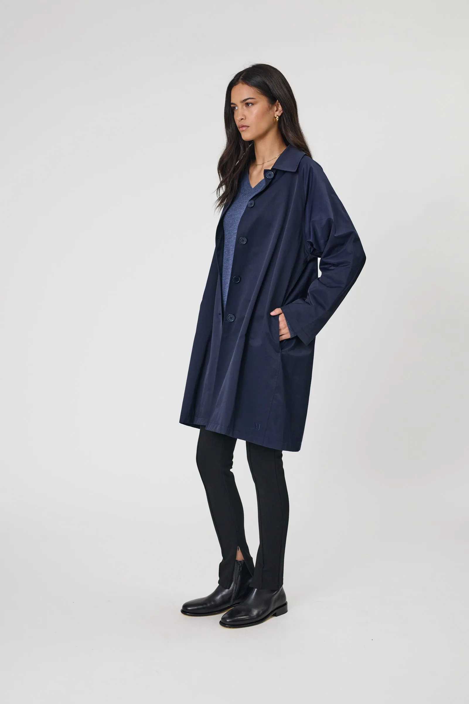 Arc Trench Coat - Midnight