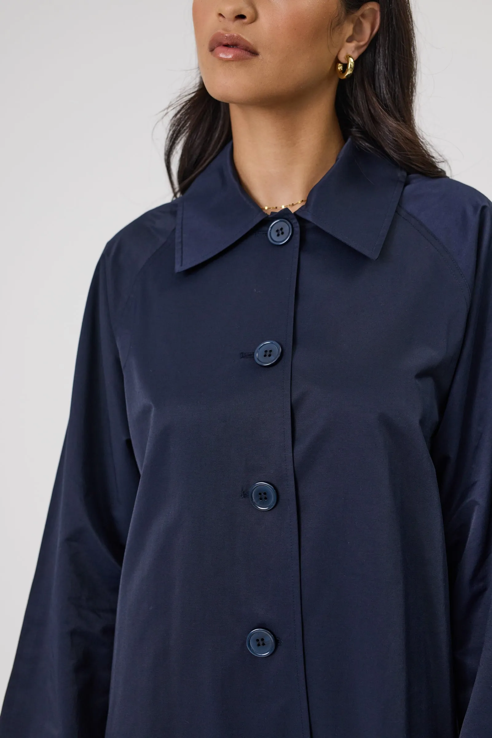 Arc Trench Coat - Midnight