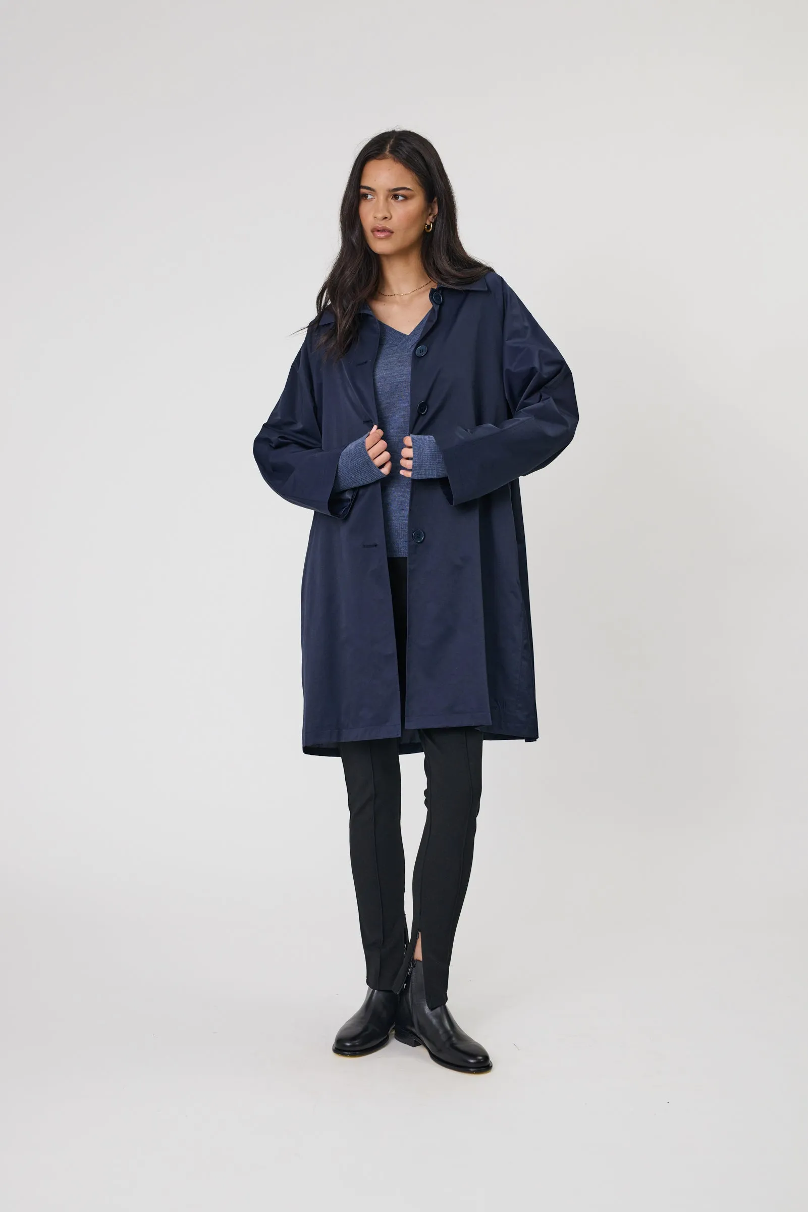 Arc Trench Coat - Midnight