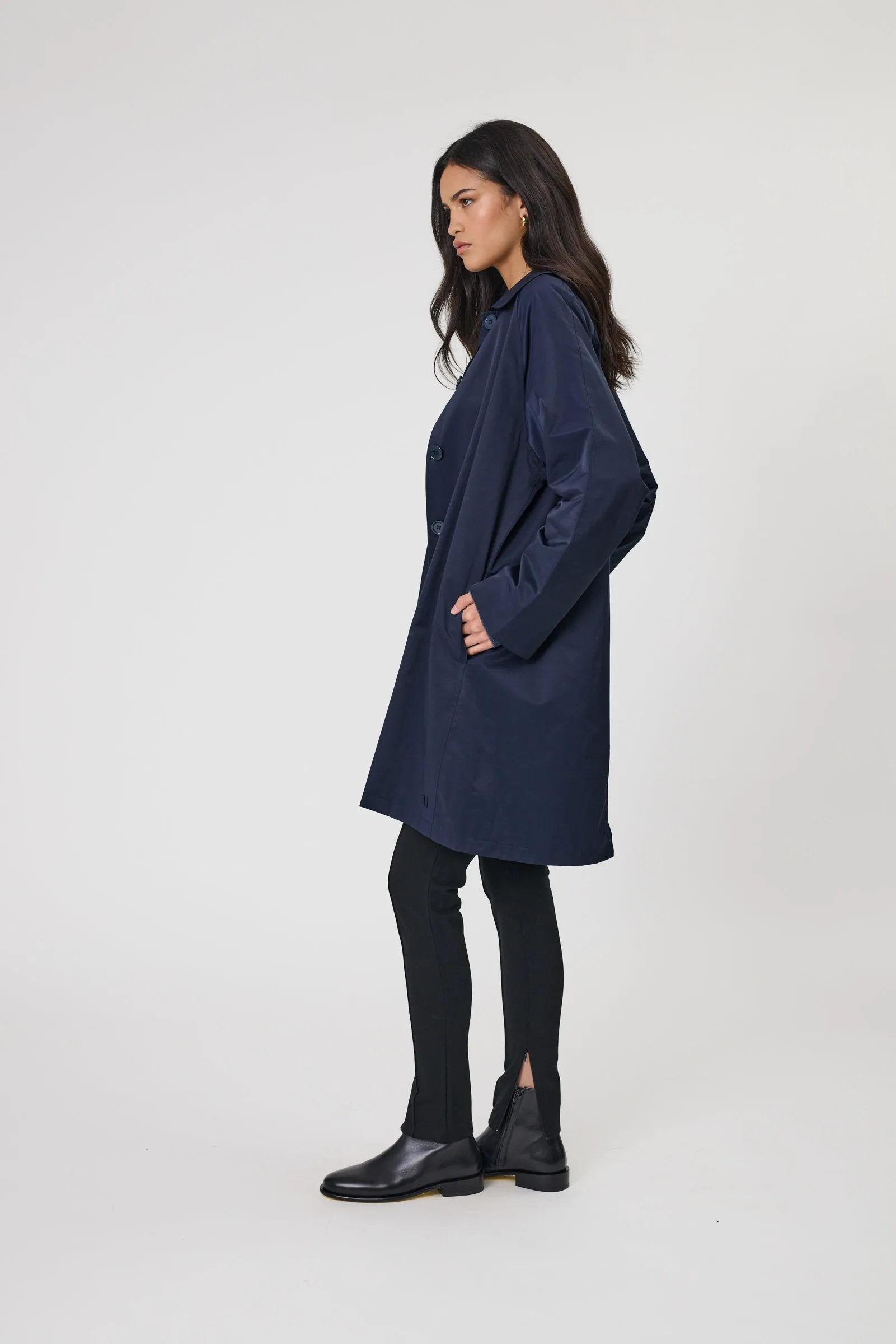 Arc Trench Coat - Midnight
