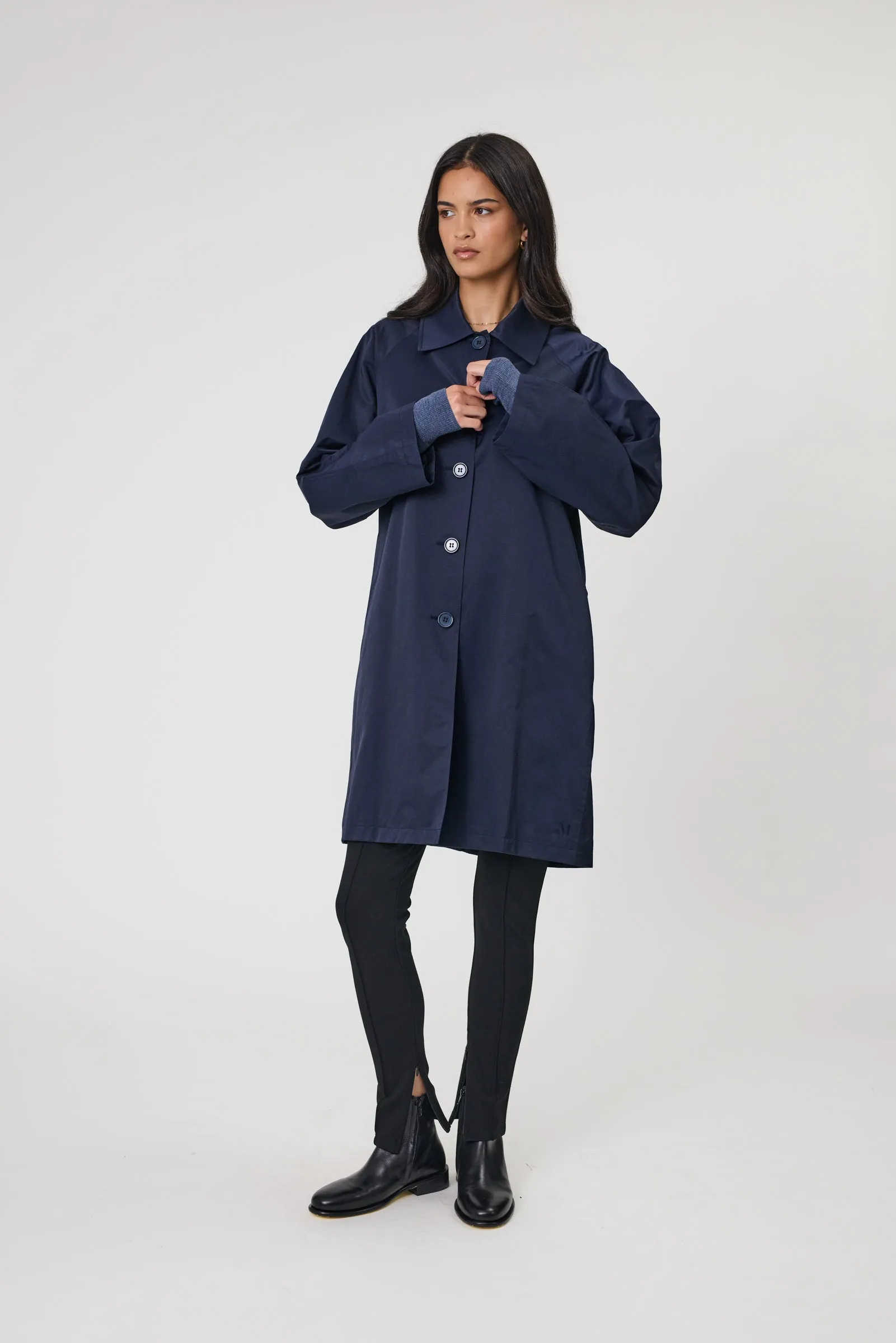 Arc Trench Coat - Midnight