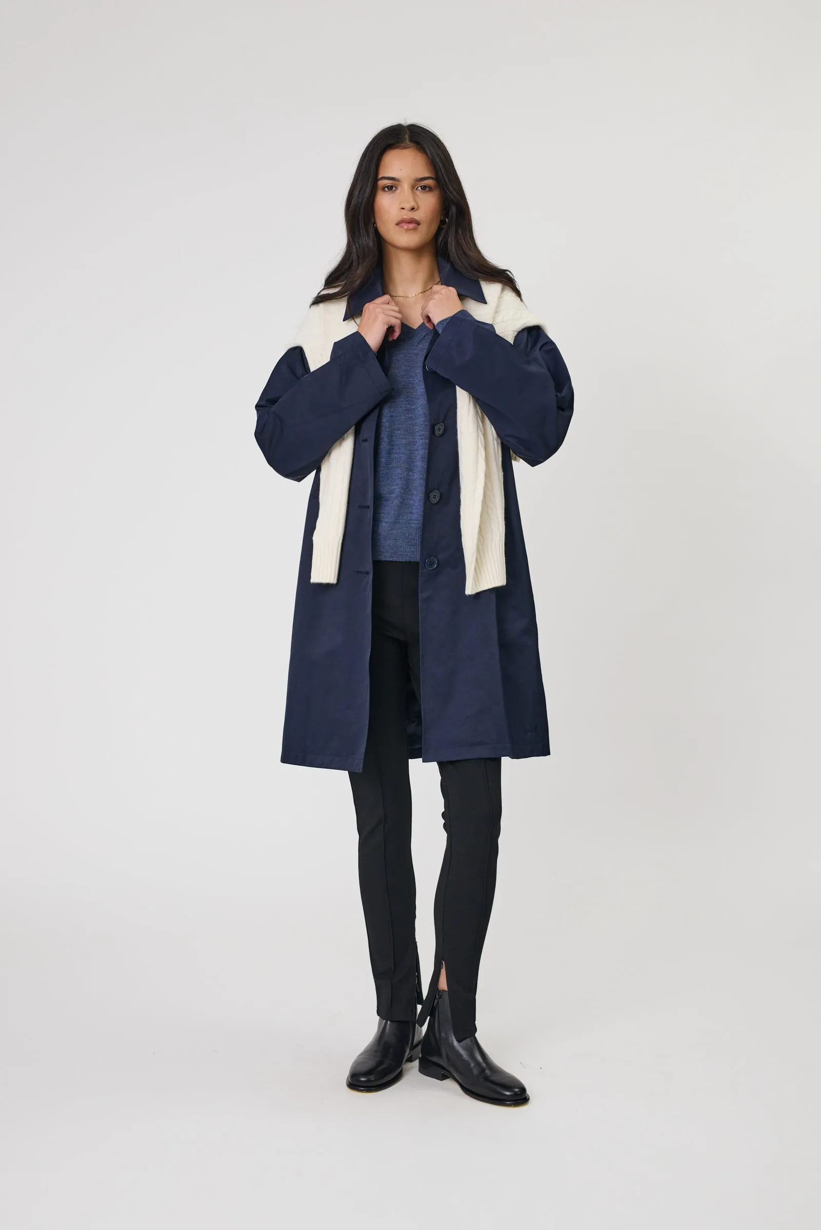 Arc Trench Coat - Midnight
