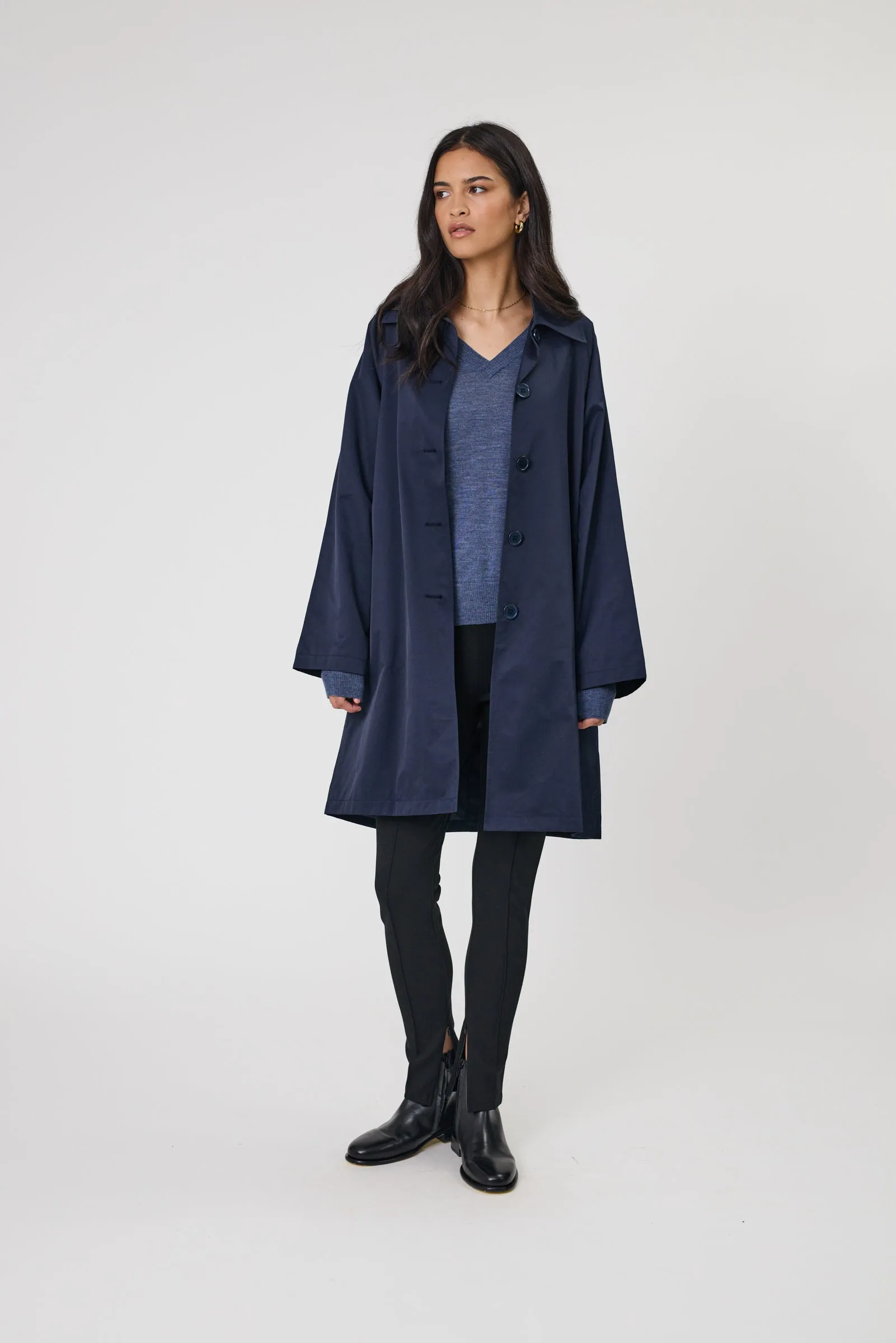 Arc Trench Coat - Midnight