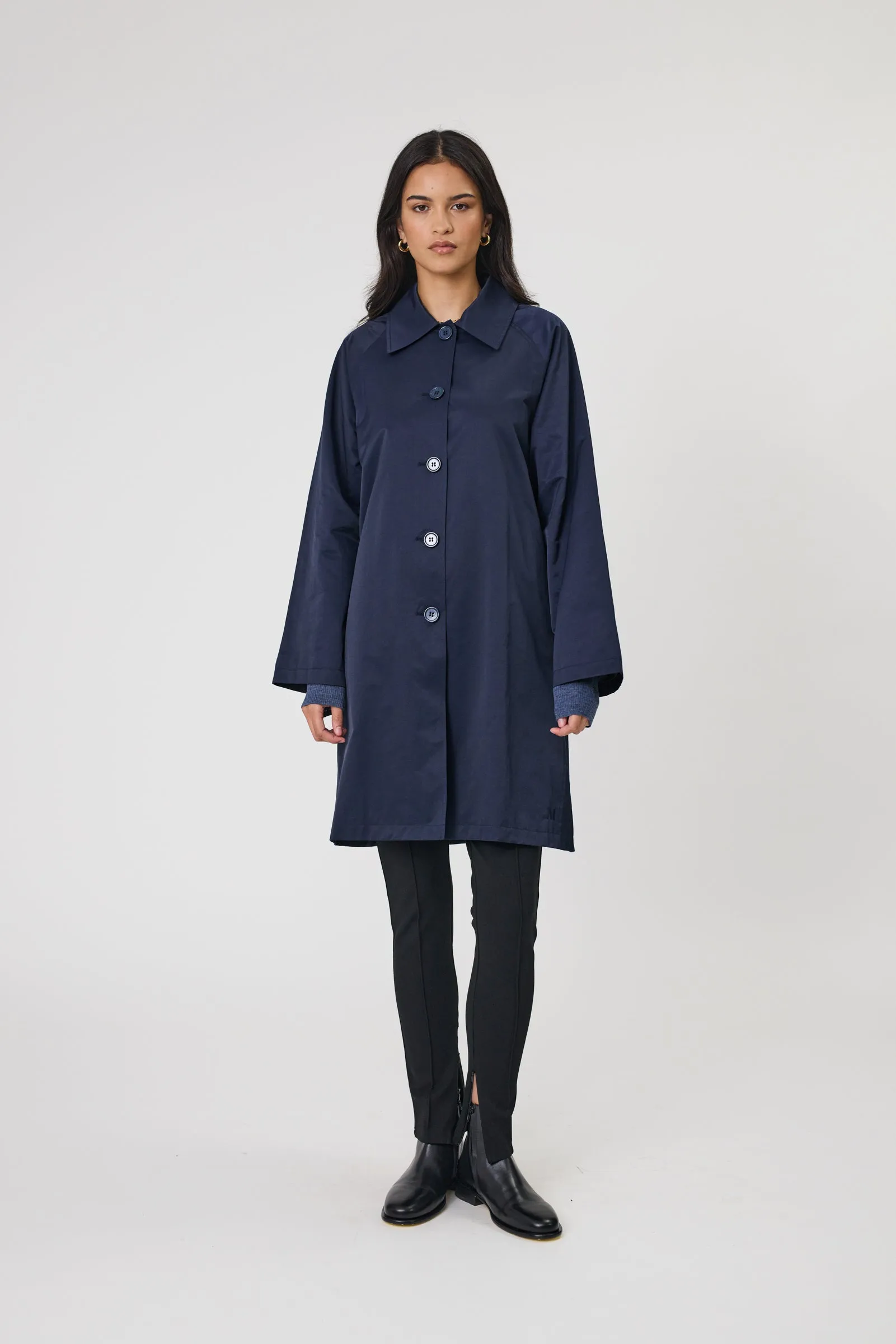 Arc Trench Coat - Midnight