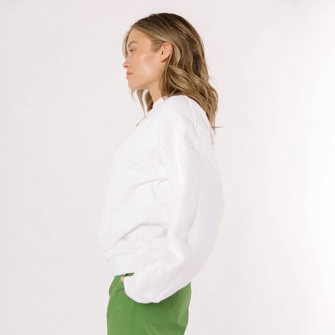 Arrive Crew, White
