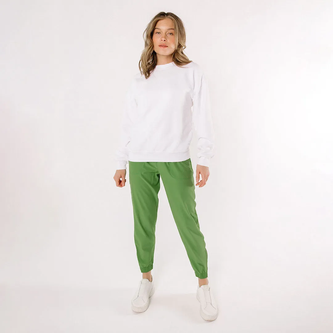 Arrive Crew, White