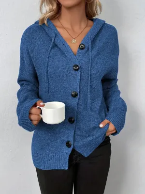 Beaumont Cardigan | Langer, lässiger Strickmantel mit Knöpfen für Dame