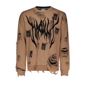 BLAZIN DISTRESSED HACULLA SWEATER