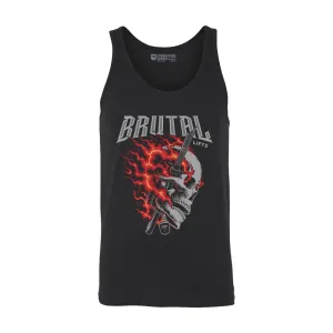 Brutal Lifts - on Black tank top