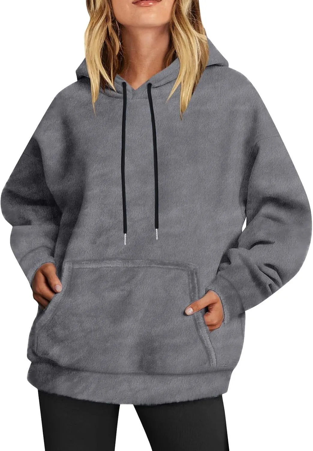 Ceboyel Women Trendy Fall Hoodies 2023 Oversized Sweatshirt Loose Fit Fleece Cute Sweater Casual Outfits Clothes