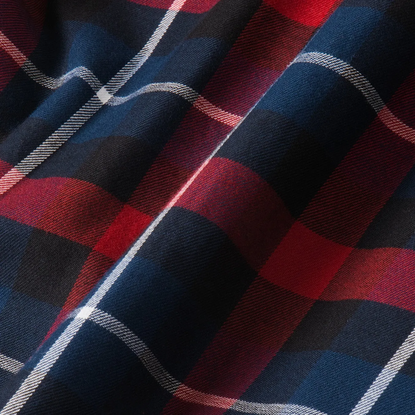 College Days Long Sleeve Plaid Shirt - Red Black