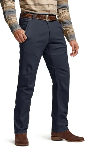 CQR Men's Motion Utility Casual Pants, Regular Fit Lightweight Work Pants, Water Resistant Outdoor Stretch Pants with Pockets