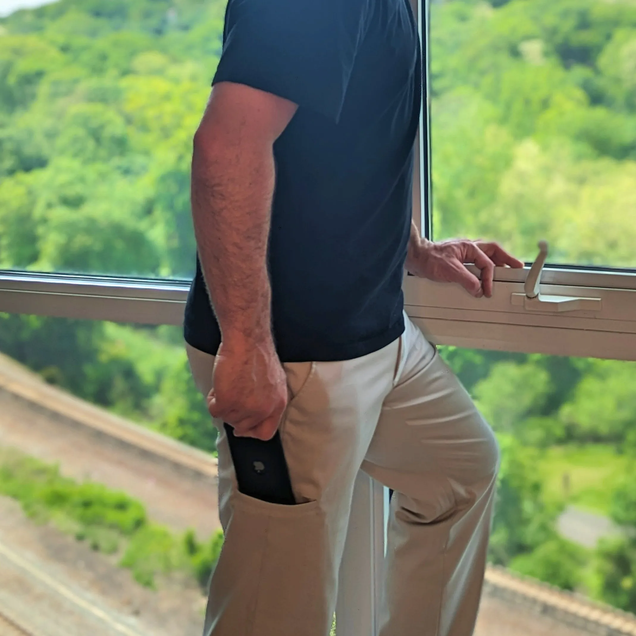 Dress Pants With Cell Phone Pocket
