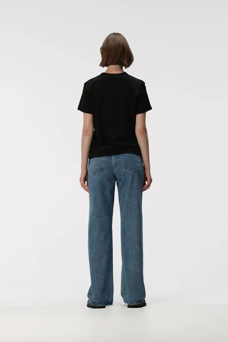 Elka Collective Zoe Tee Black