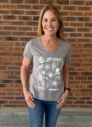 Escape by Habitat Destination Beachy V Neck Tee