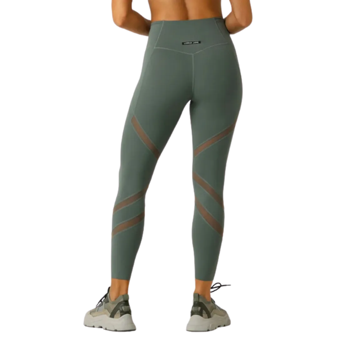 Formation 2-Pocket Recycled Ankle Biter Leggings - Agave Green