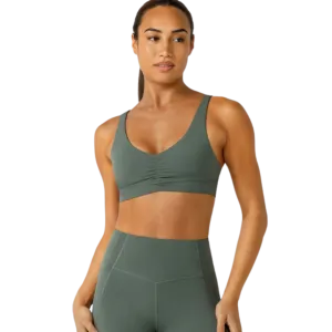 Formation Recycled Sports Bra - Agave Green