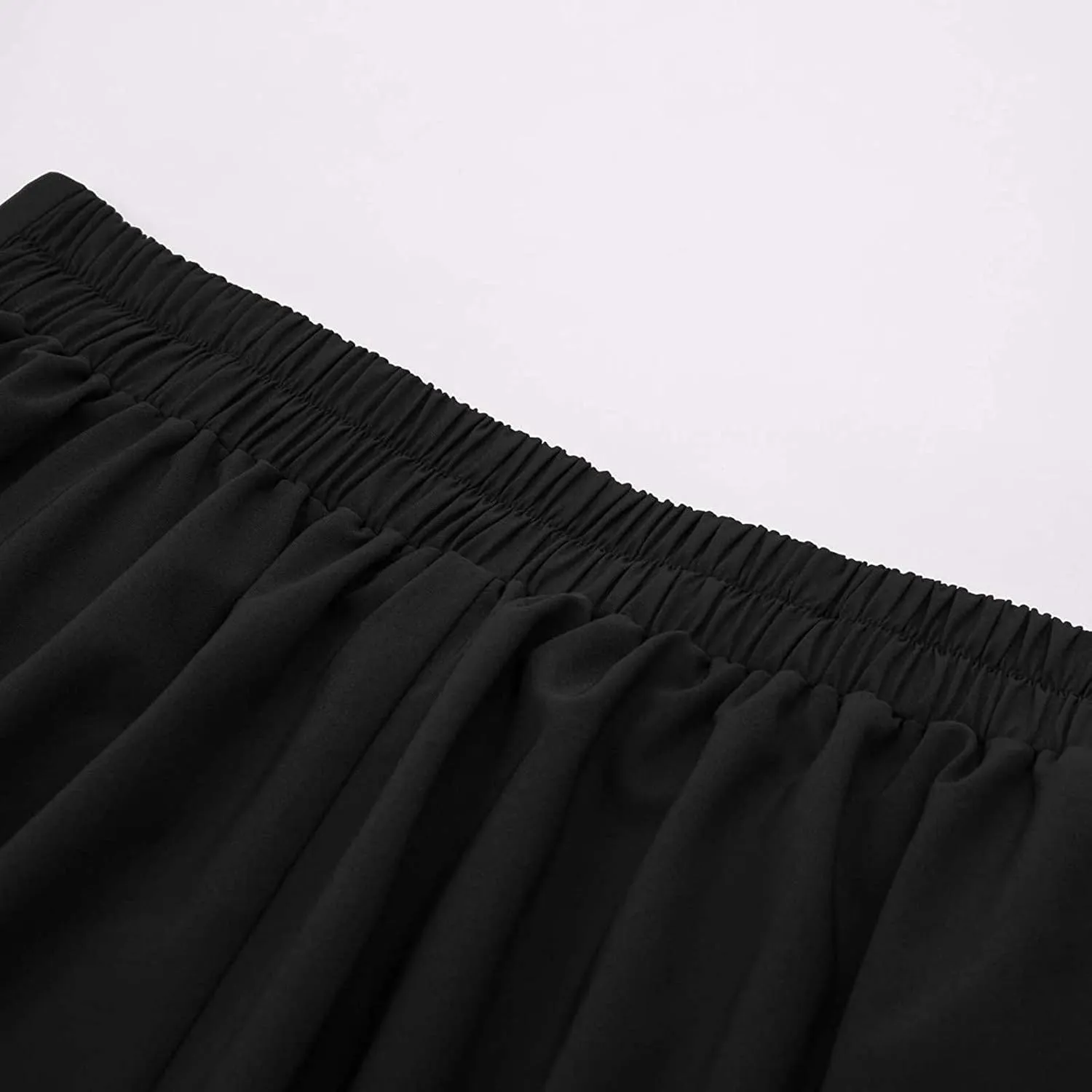 FZYLQY Skirts for Women, 2025 Trendy Casual Pleated Skirts Summer Elastic High Waist Skirt Plus Size Midi Length Work Skirts