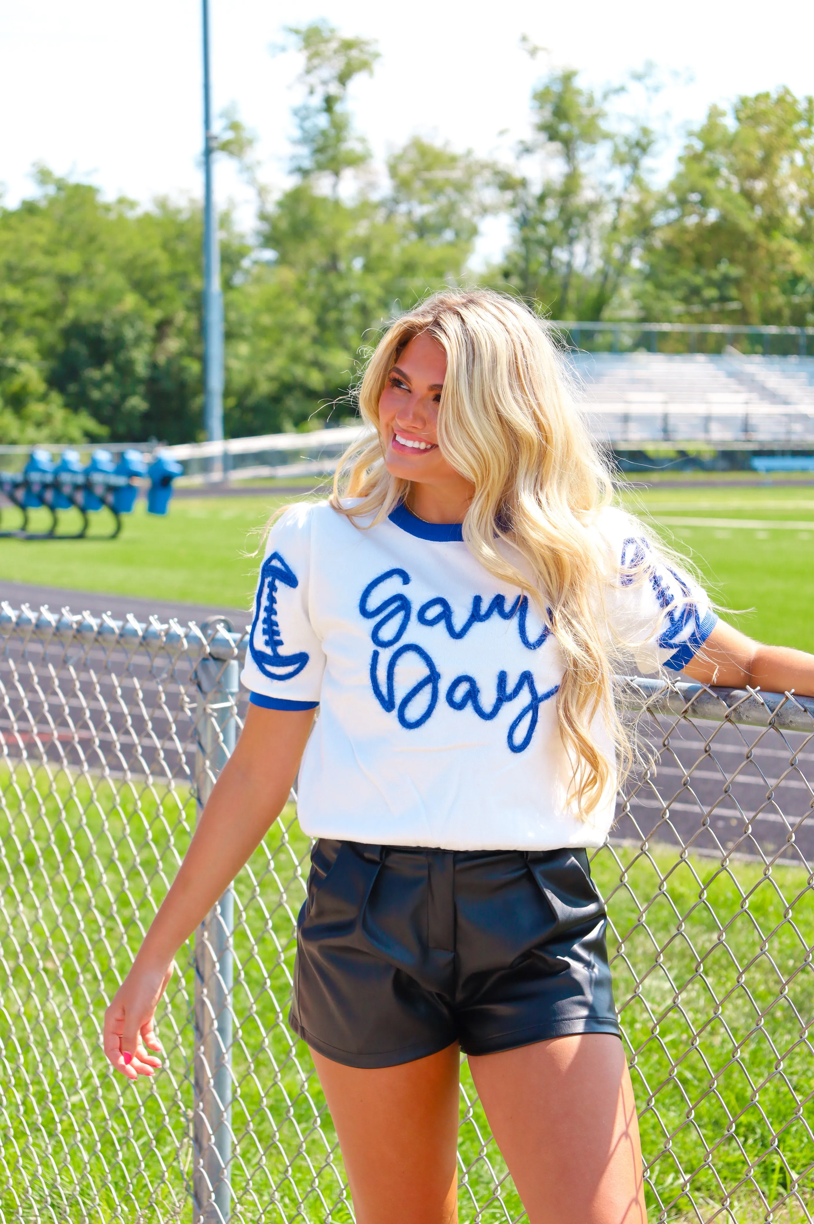 GAMEDAY SWEATER IN ROYAL
