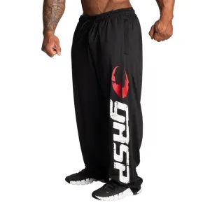 GASP ORIGINAL MESH PANTS (Black/Red) - ملابس رياضية