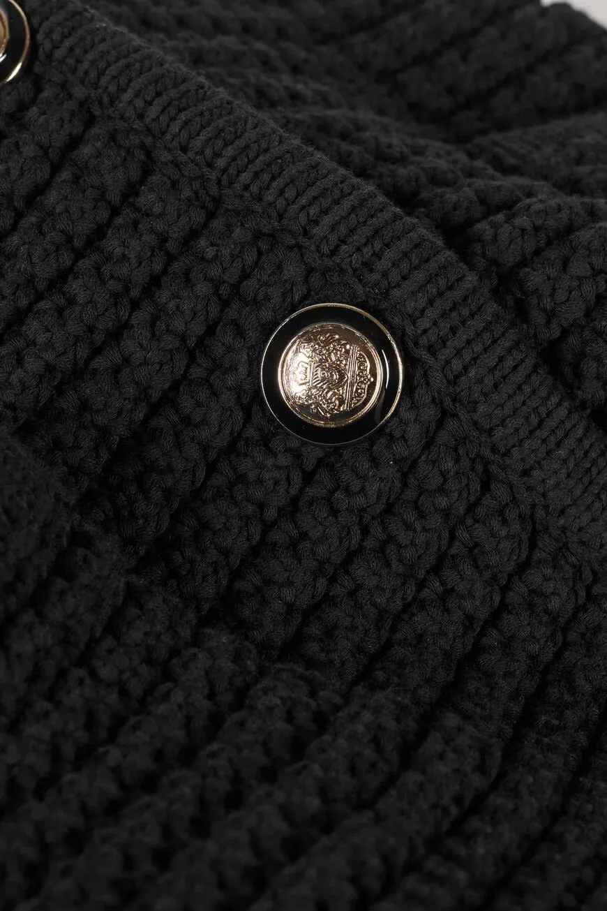 GASPARD Decorative Knit Cardigan