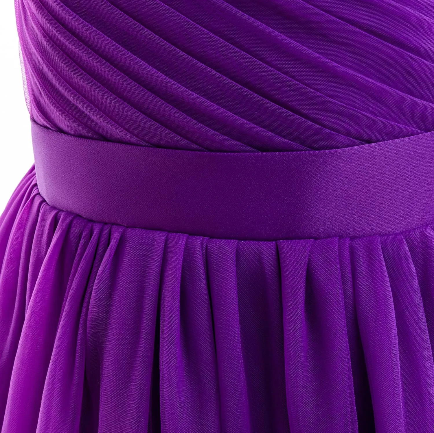Glamulice Flower Girls Spaghetti Strap Tulle Dress Long A Line Wedding Pageant Dresses Princess Birthday Party Ball Gown
