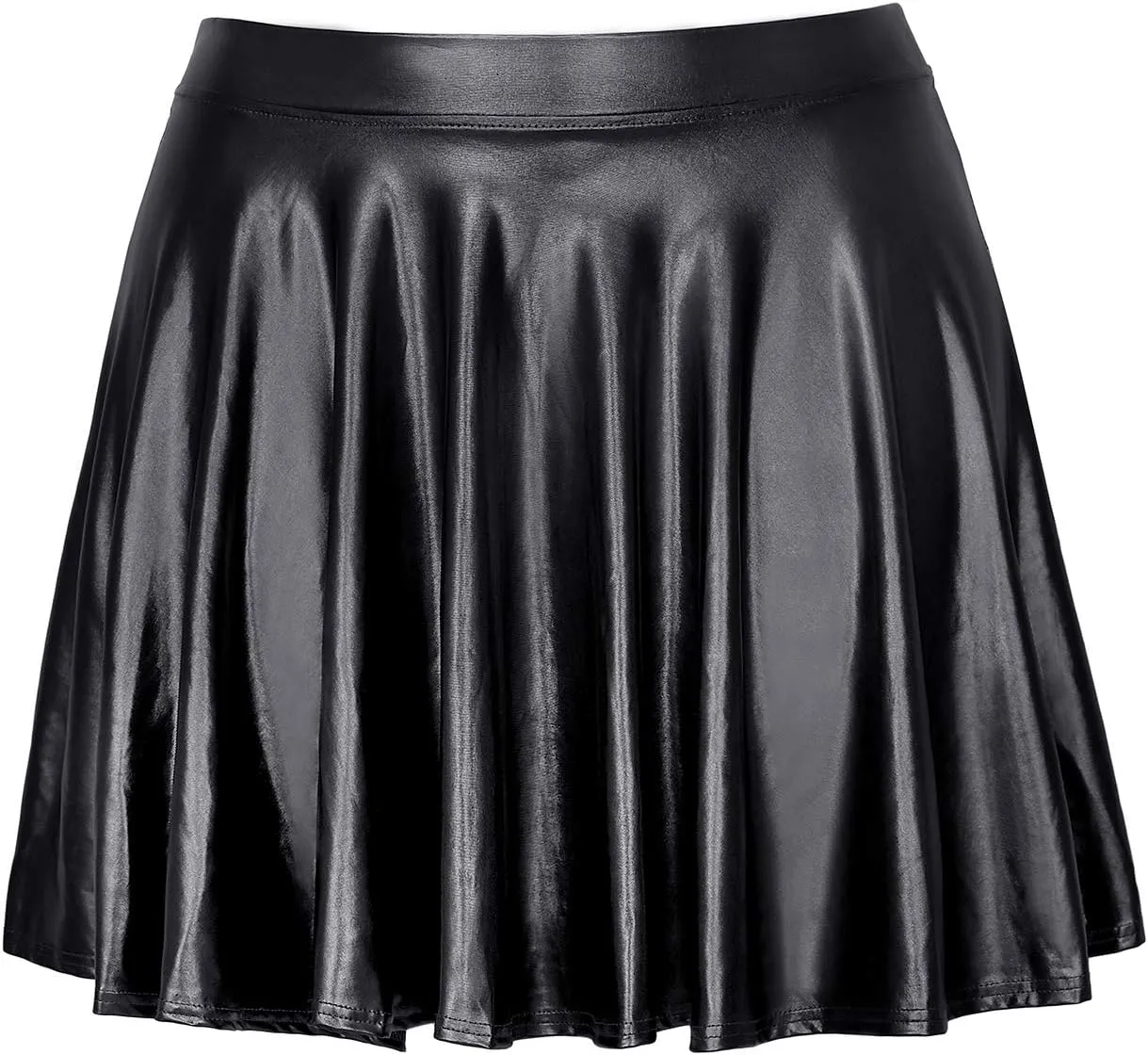HDE Women's Casual Fashion Flared Pleated A-Line Circle Skater Skirt
