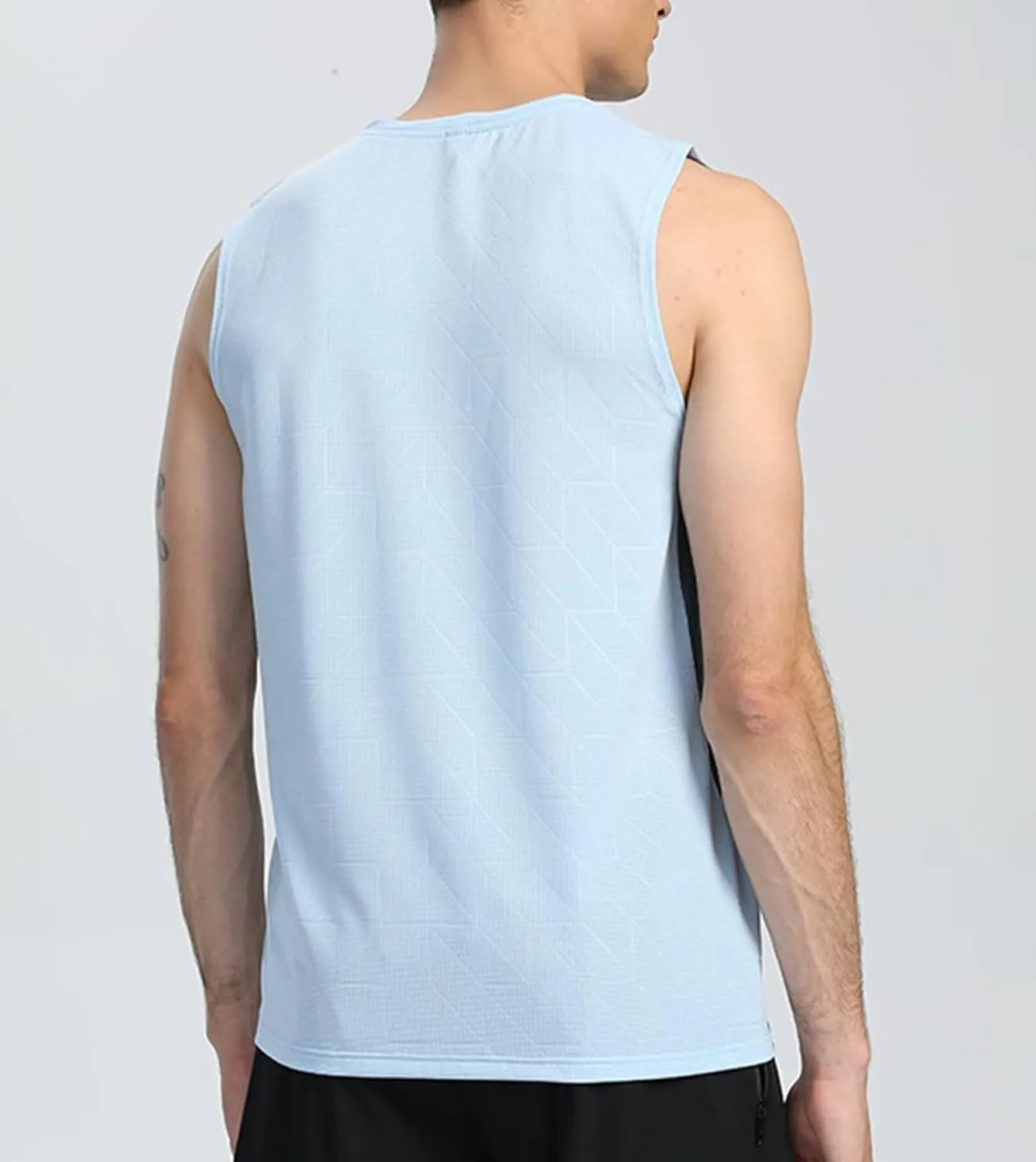 HNVAVQ Sleeveless T Shirts Men Breathable Workout Vest Tank Tops Quick Dry Athletic Sports Undershirt