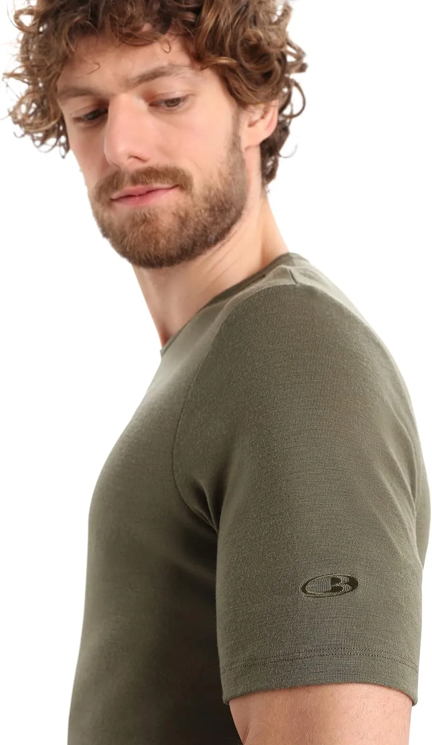 Icebreaker Merino Men's Standard 175 Everyday Short Sleeve Thermal Cold Weather Base Layer Crew T-Shirt