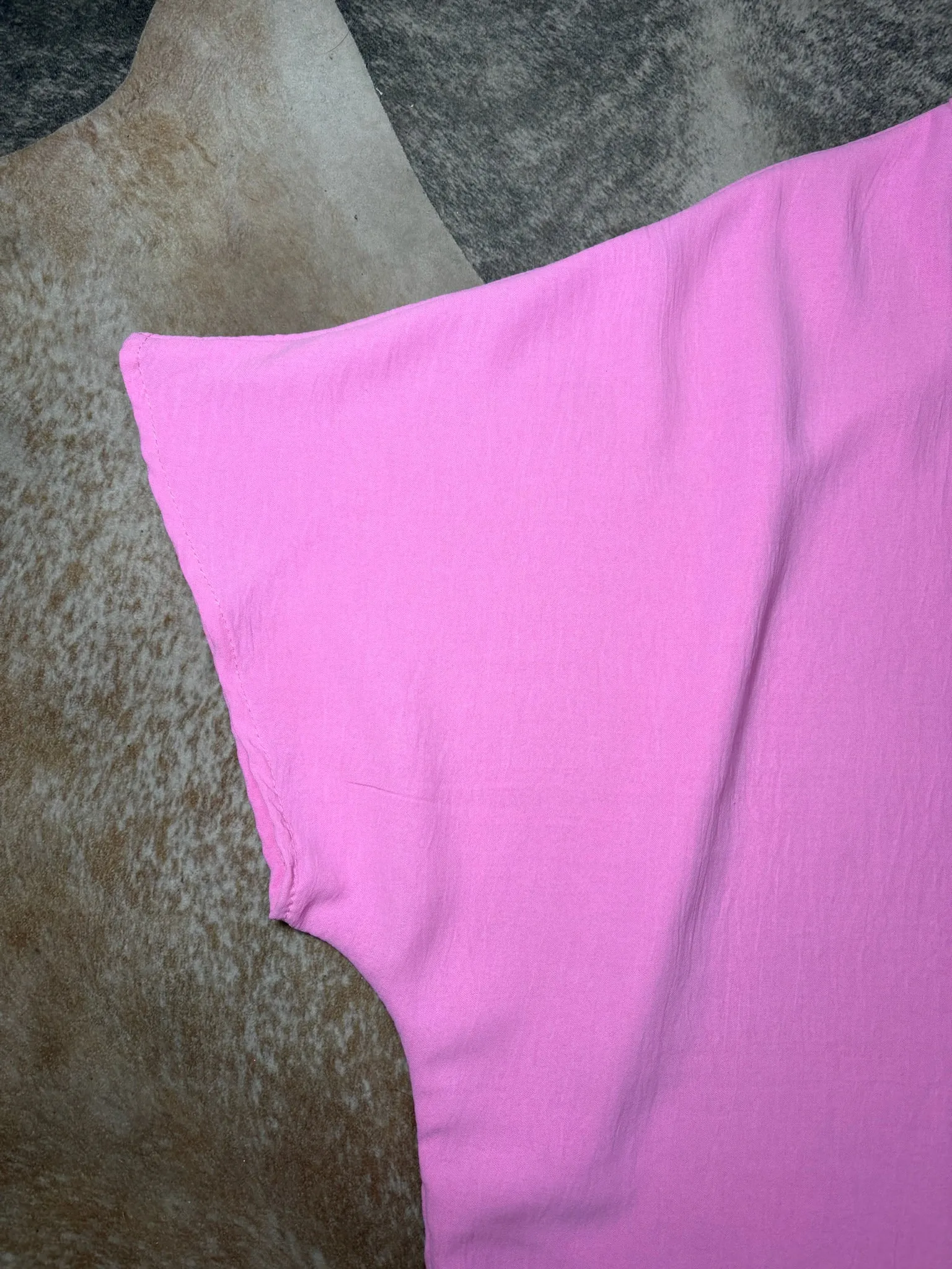 Kait Pink V-neck Top