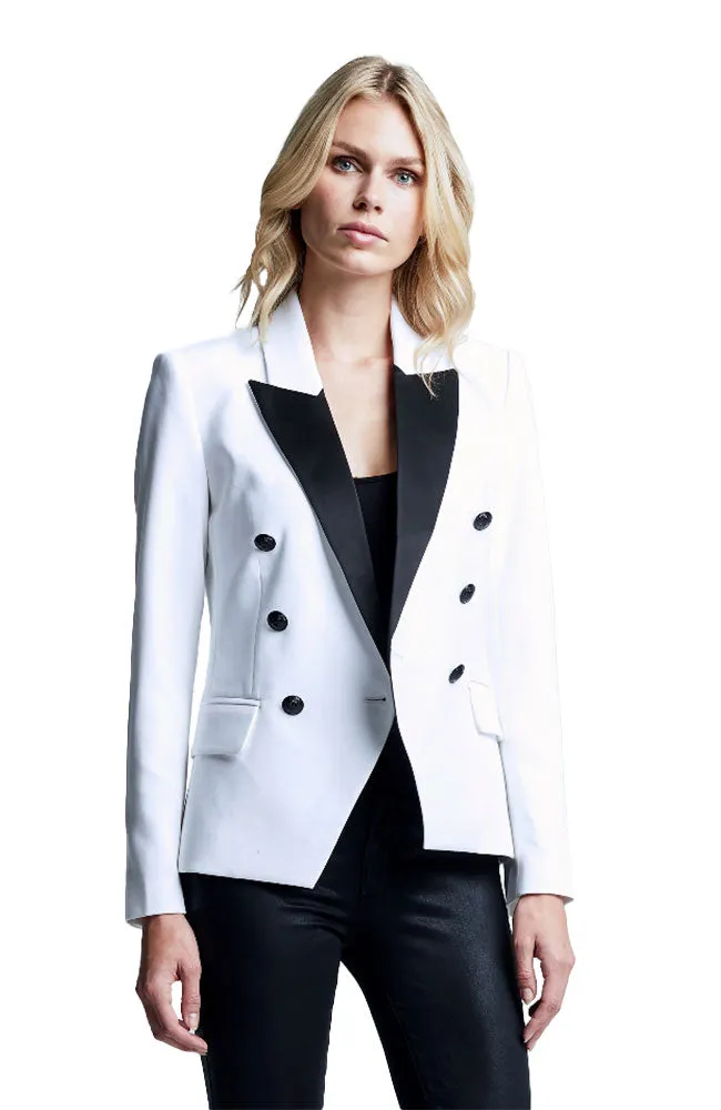 Kenzie Blazer Contrast Lapel Blazer