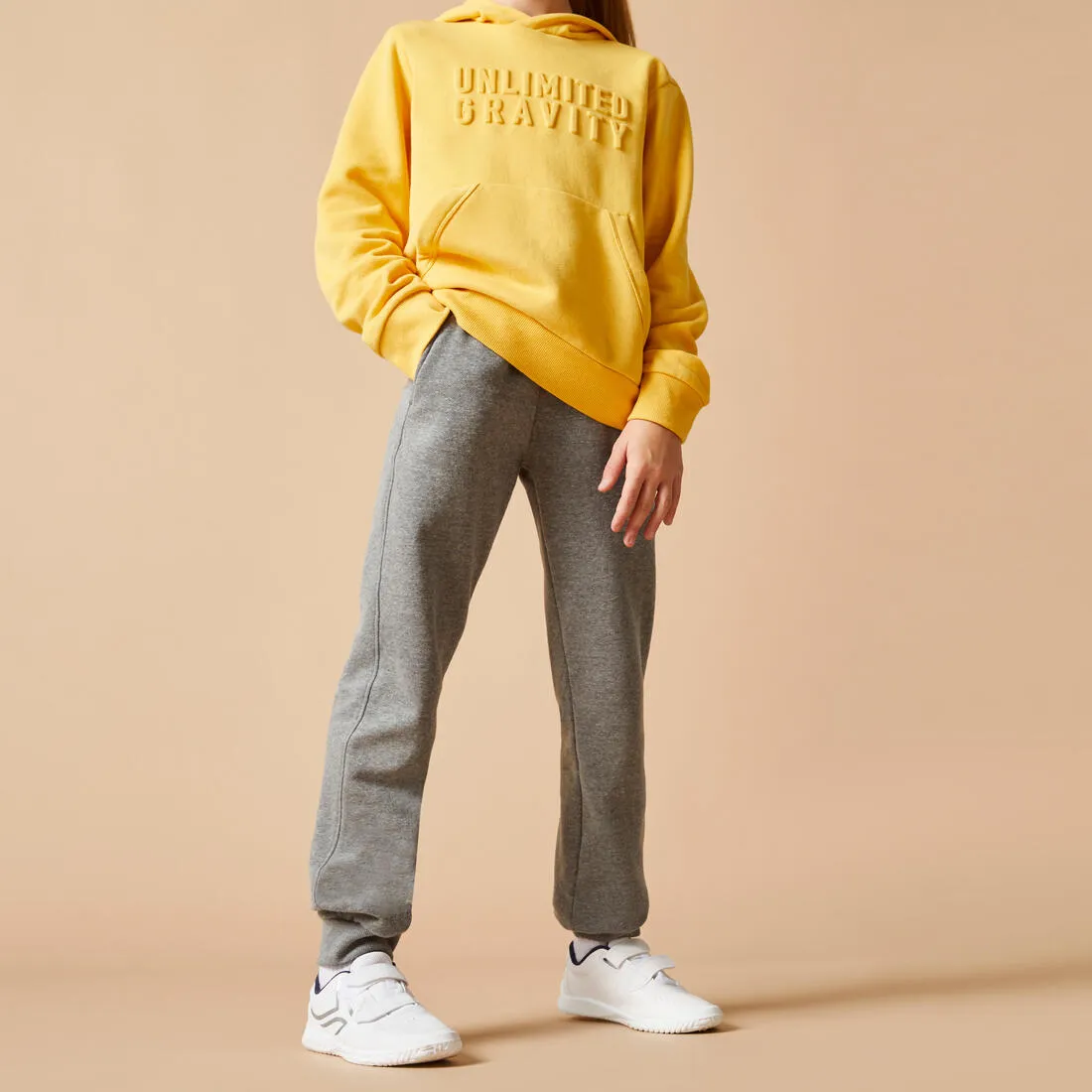 Kids' Warm Jogging Bottoms - Print