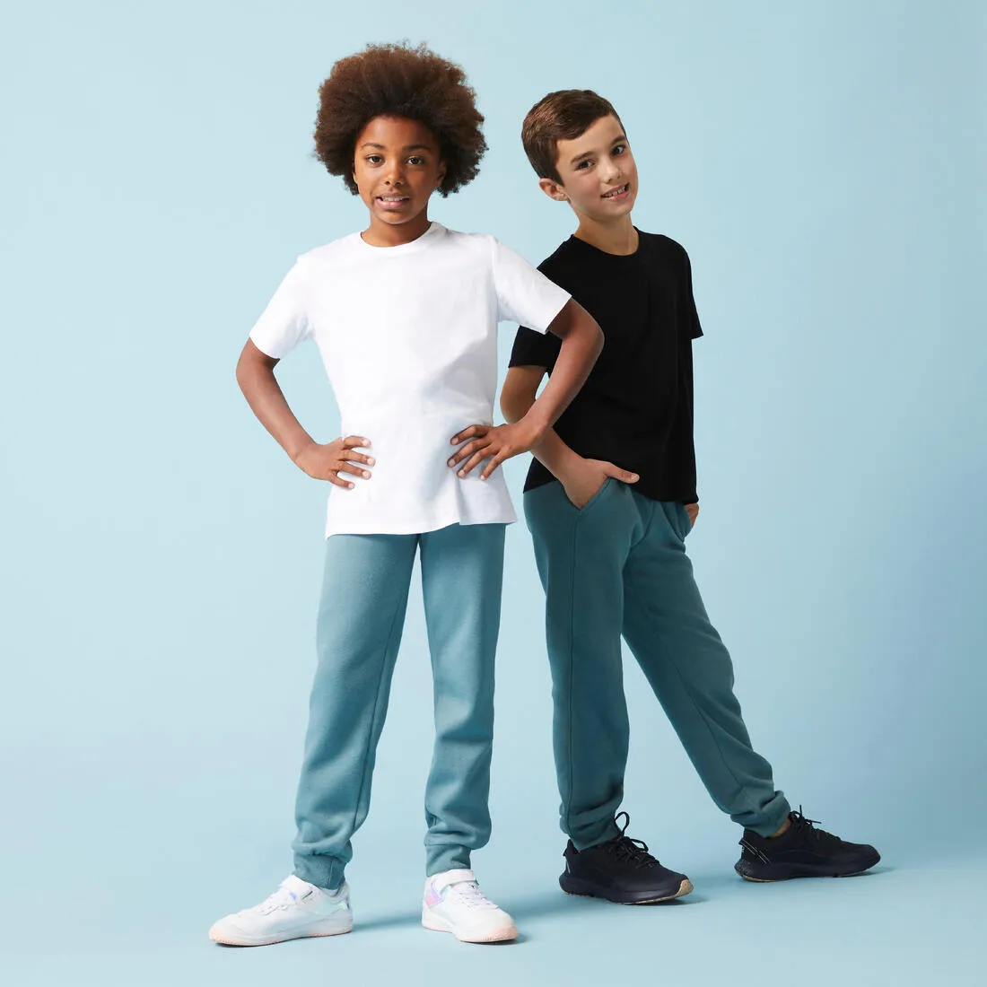 Kids' Warm Jogging Bottoms - Print