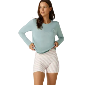 Lotus Long Sleeve Top - Sea Mist