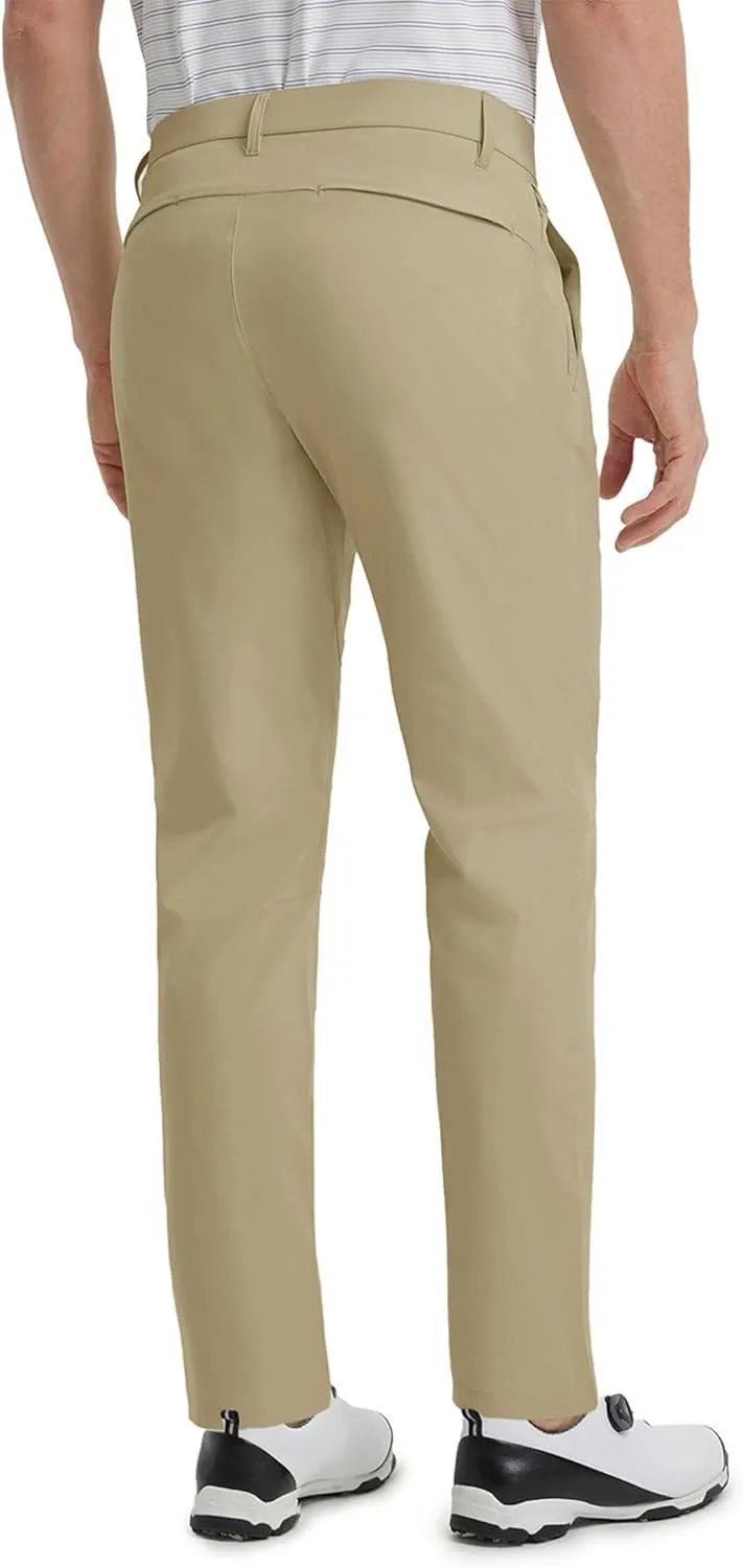 M MAELREG Golf Pants Men Stretch Lightweight 5 Pockets - 30"/32"/34" Water-Resistant Casual Trousers Mens Dress Pants