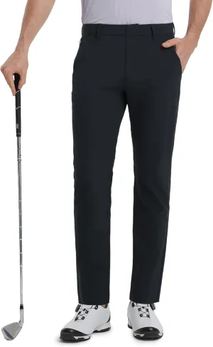 M MAELREG Golf Pants Men Stretch Lightweight 5 Pockets - 30"/32"/34" Water-Resistant Casual Trousers Mens Dress Pants