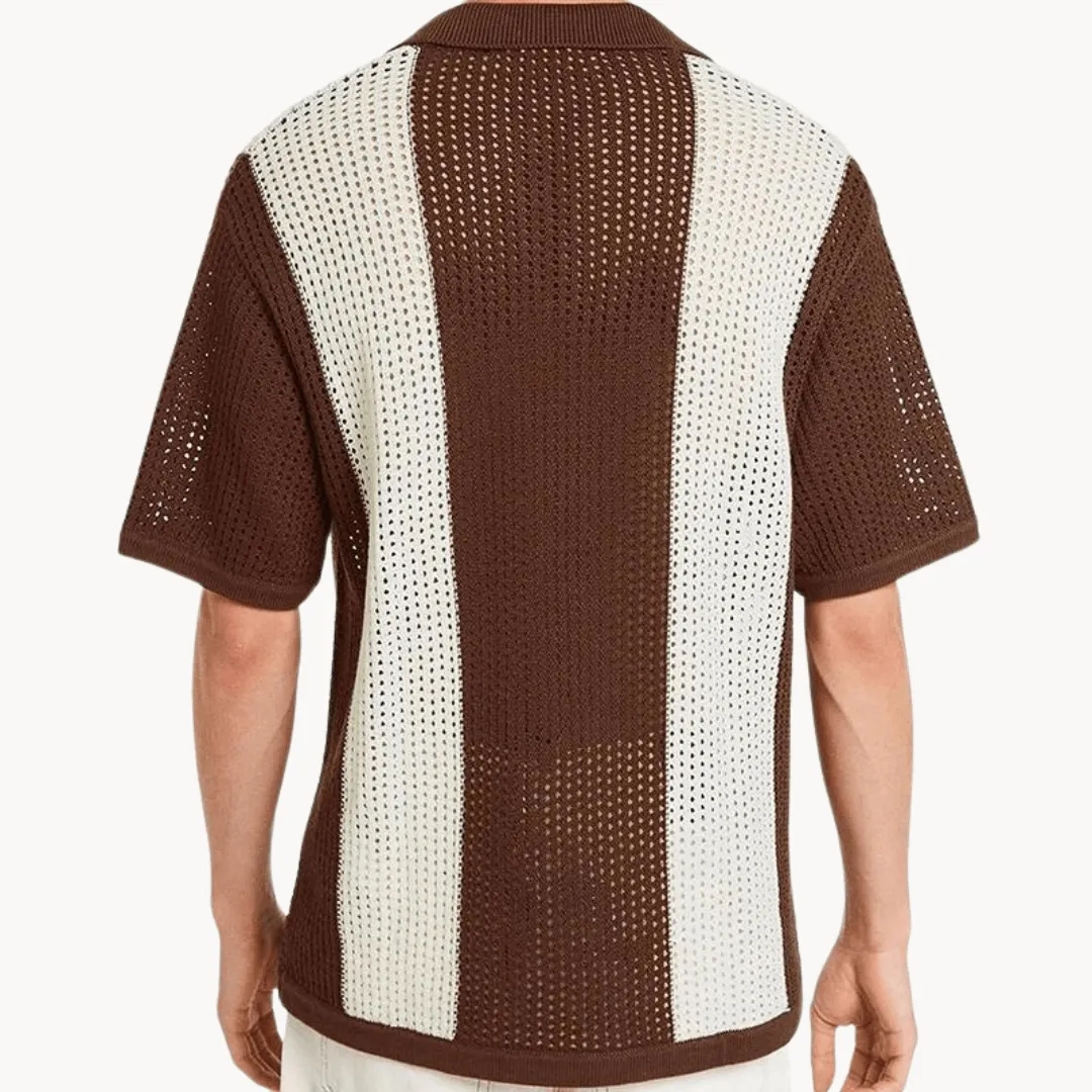 Men's Breathable Knitted Shirt
