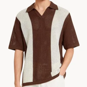 Men's Breathable Knitted Shirt
