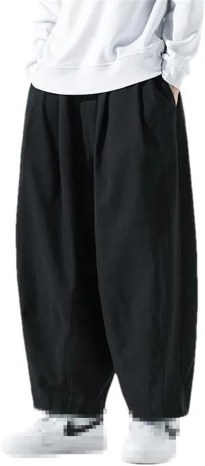 MenS Casual Pants Cotton Joggers Trousers Unisex Harem Pants
