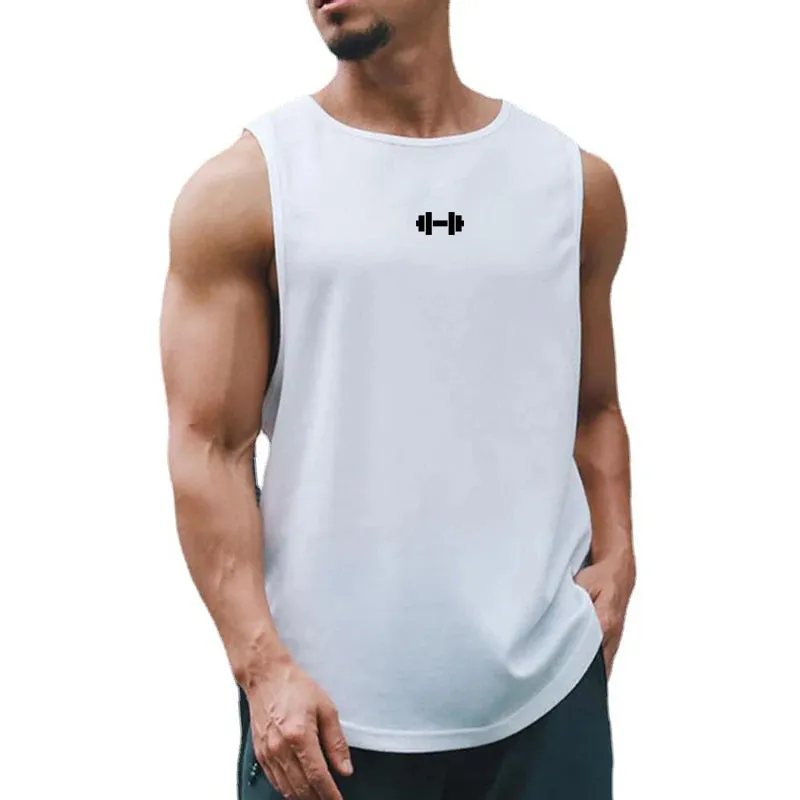 Men's Dry-Fit Gym Tank Top – Sleeveless Workout Vest for Fitness Training