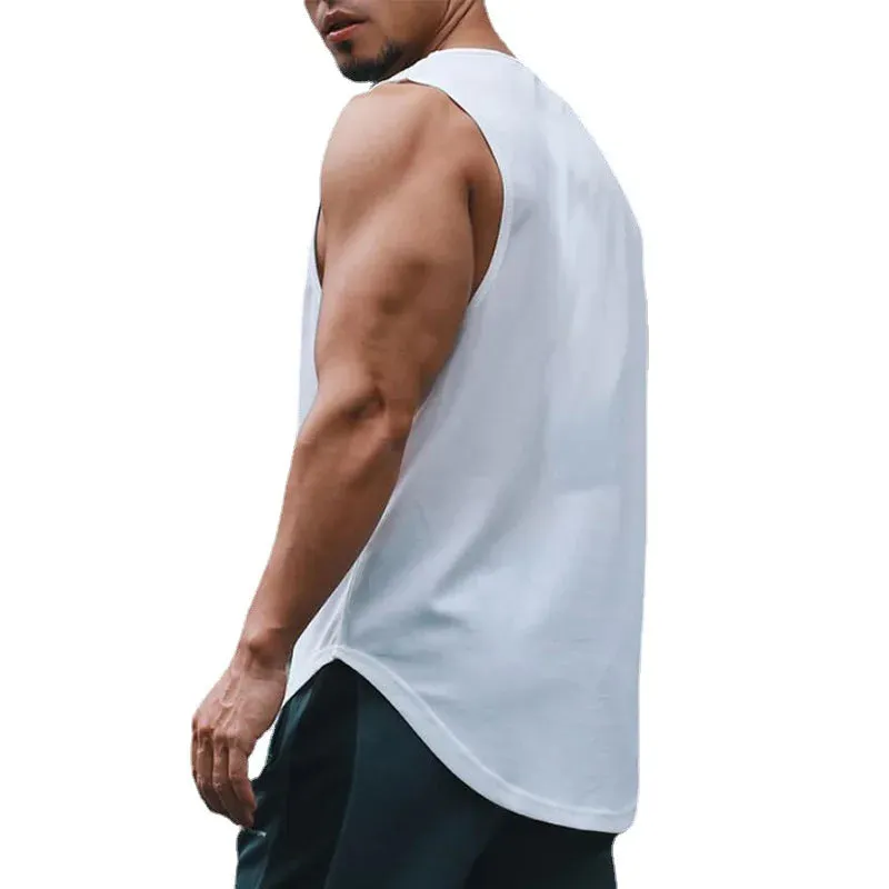 Men's Dry-Fit Gym Tank Top – Sleeveless Workout Vest for Fitness Training