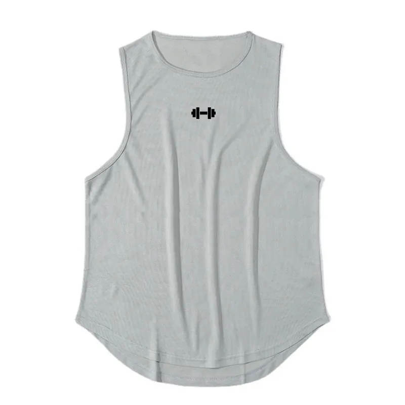 Men's Dry-Fit Gym Tank Top – Sleeveless Workout Vest for Fitness Training