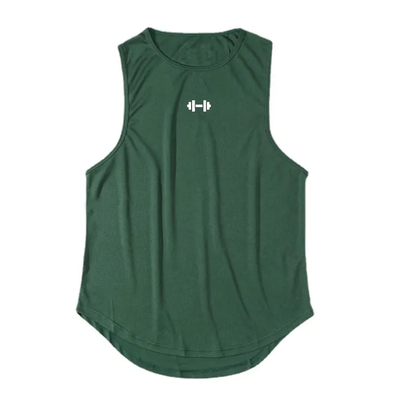 Men's Dry-Fit Gym Tank Top – Sleeveless Workout Vest for Fitness Training
