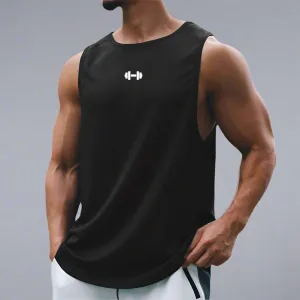 Men's Dry-Fit Gym Tank Top – Sleeveless Workout Vest for Fitness Training
